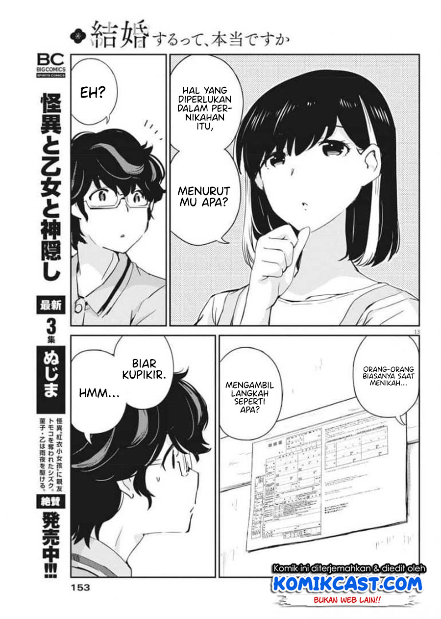 Kekkon Surutte, Hontou Desu ka? Chapter 51 Gambar 14